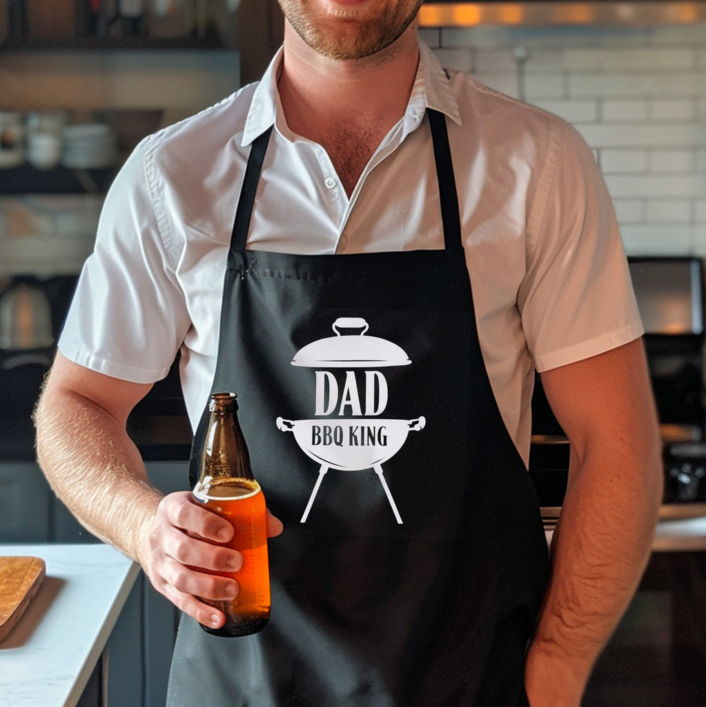 Personalised BBQ Apron For Him Summer Gift For Dad