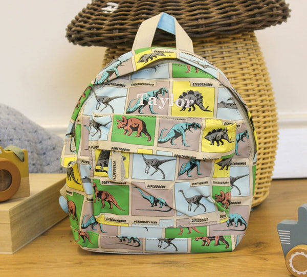 Personalised Dinosaur Backpack For Kids School Travel
