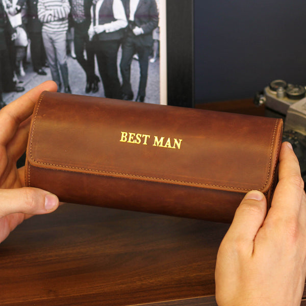 Personalised Best Man Watch Holder Case For Him