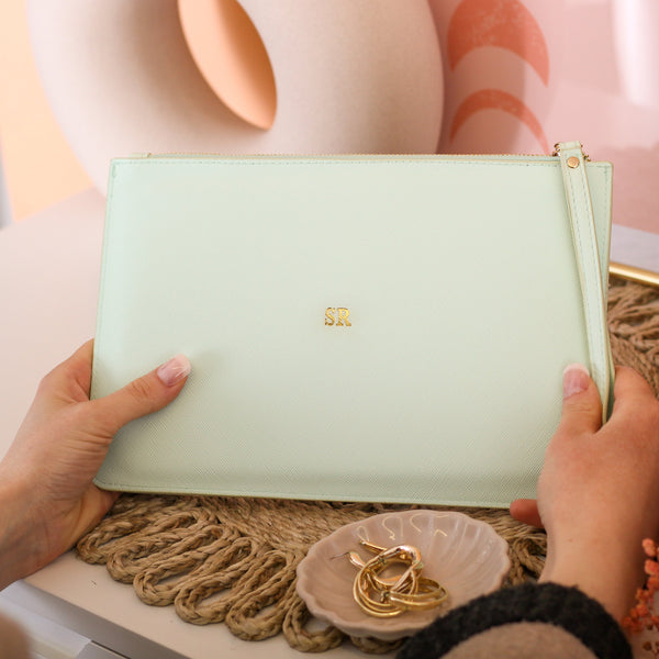 Personalised Mint Summer Bag