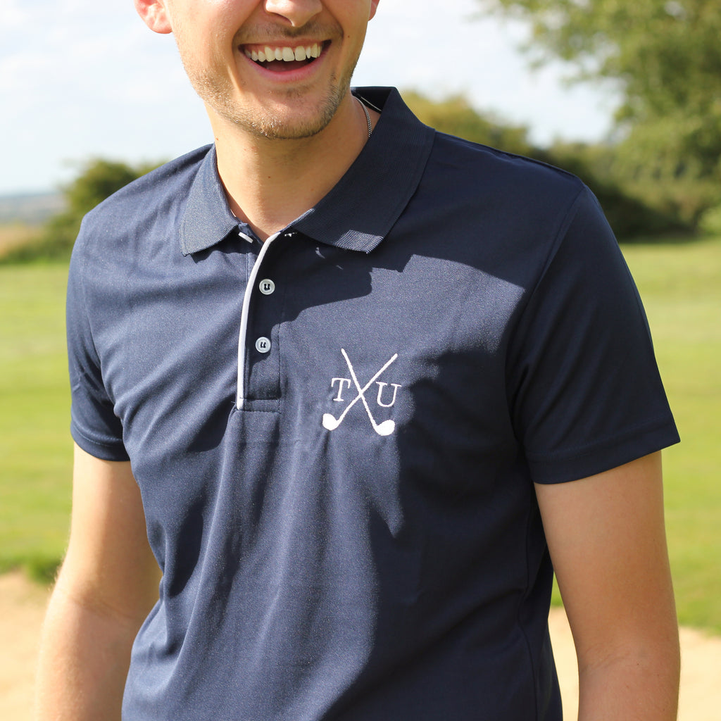 Personalised Mens Golf Club Polo Top Gift For Him
