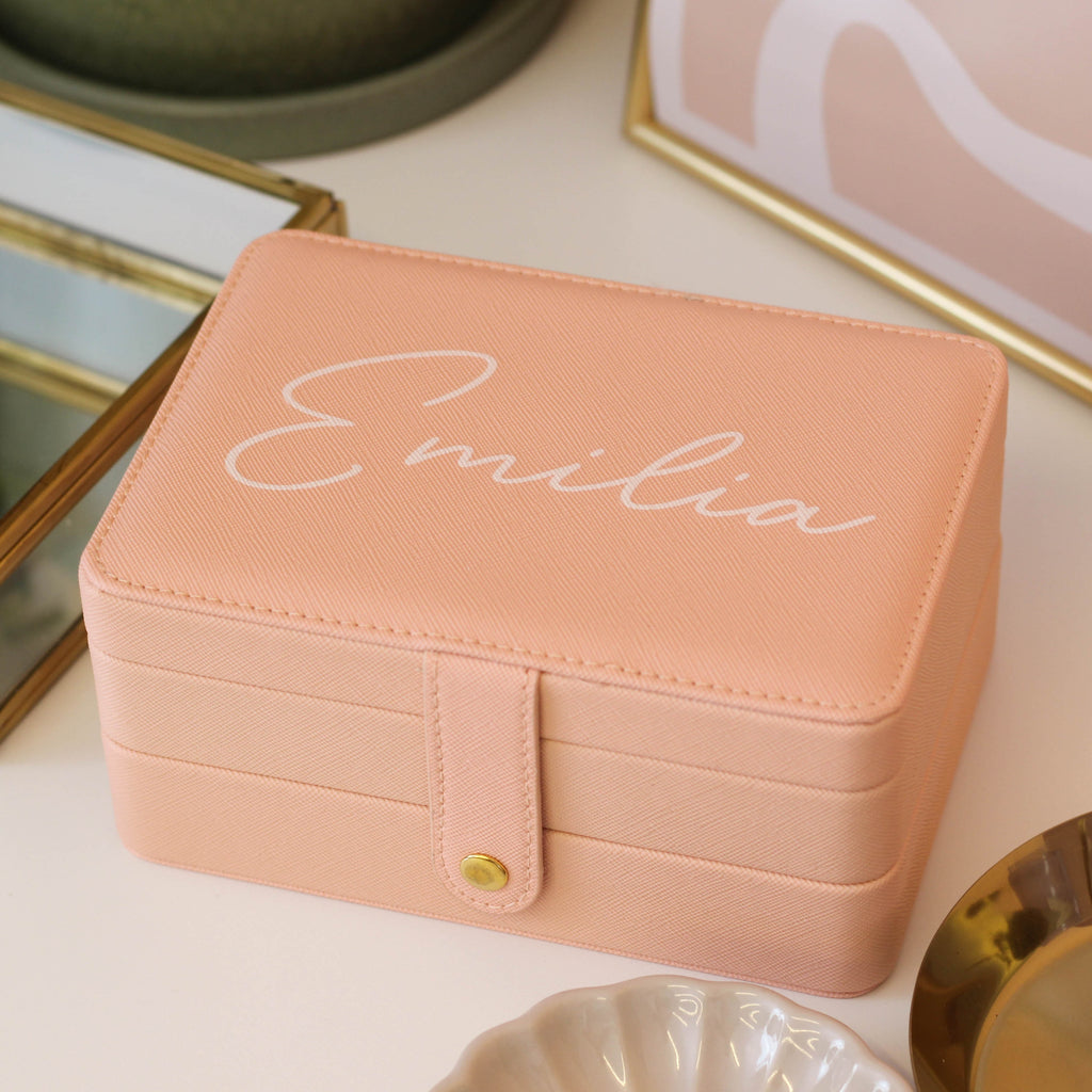 Personalised Script Jewellery Box Drawer Organiser