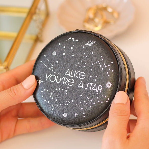 Personalised Cosmic Jewellery Box Case Gift