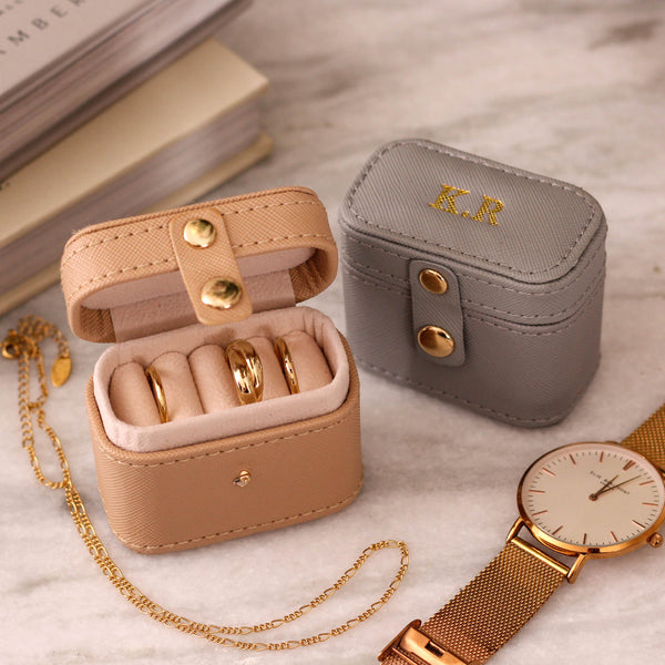 Personalised Hand Foiled Jewellery Ring Box Gift Her