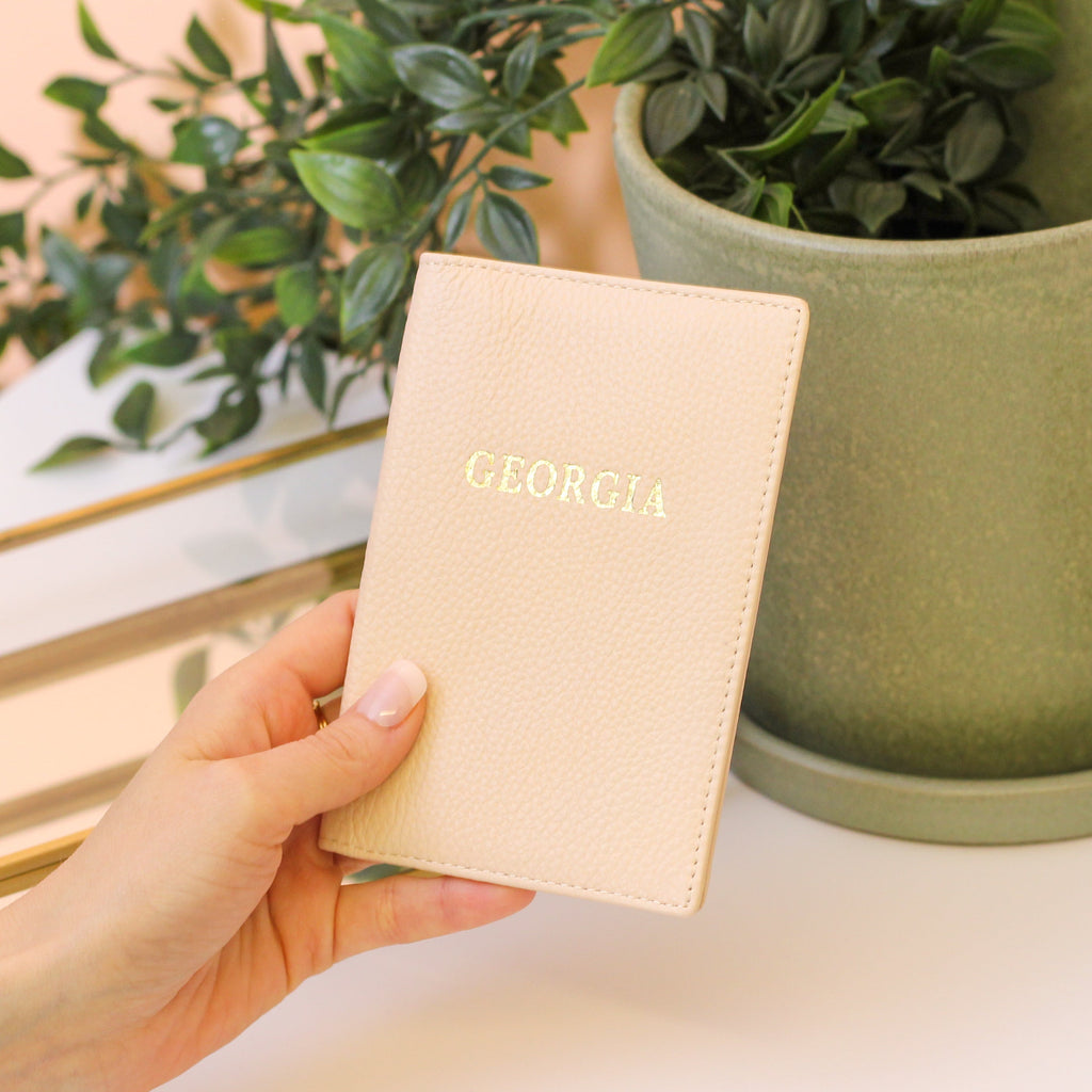 Personalised Hand Foiled Passport Case