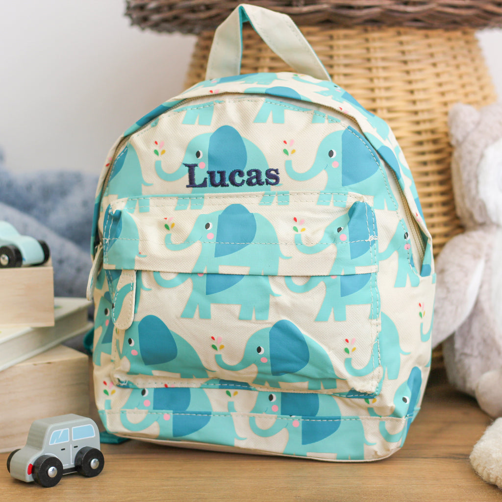 Personalised Elephant Children's School Lunch Bag Gift
