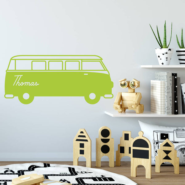 Personalised Campervan Wall Sticker