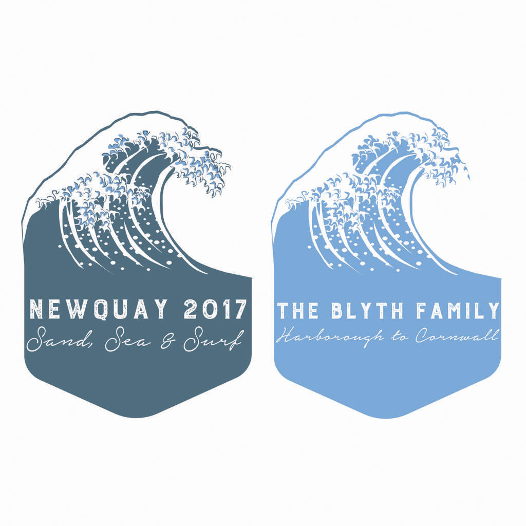 Personalised Wave Cushion