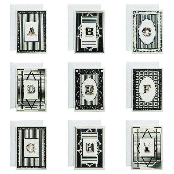 Alphabet Enamel Pin Cards
