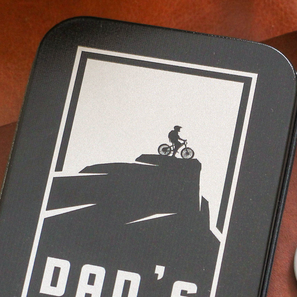 Personalised Dad's Bike Multi Tool Cycling Tin Kit