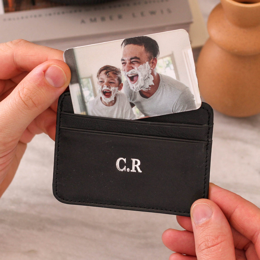 Personalised Slim Credit Card Holder With Photo