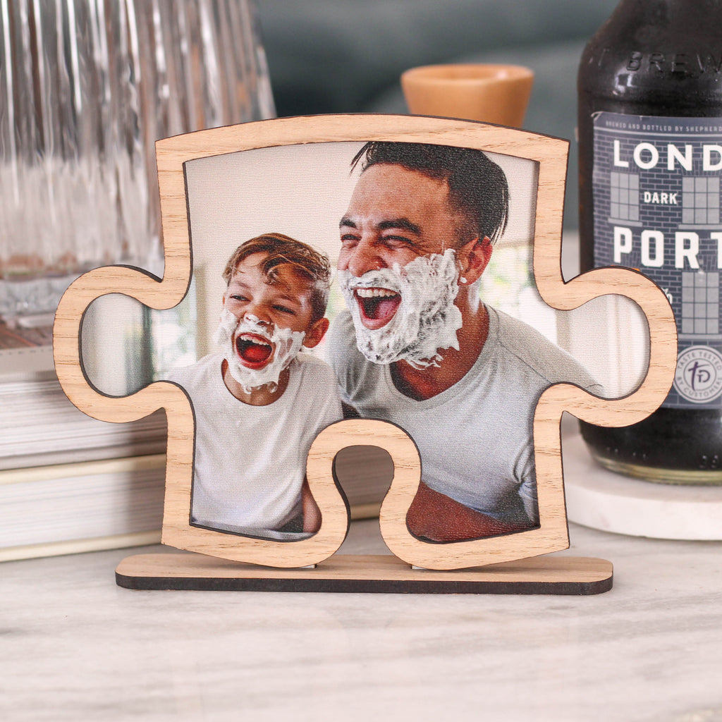 Personalised Father's Day Jigsaw Frame