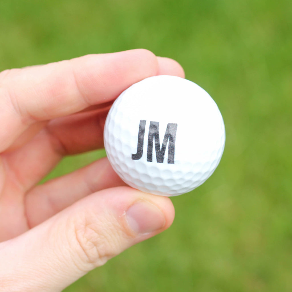 Personalised Initials Golf Balls And Tees Tin