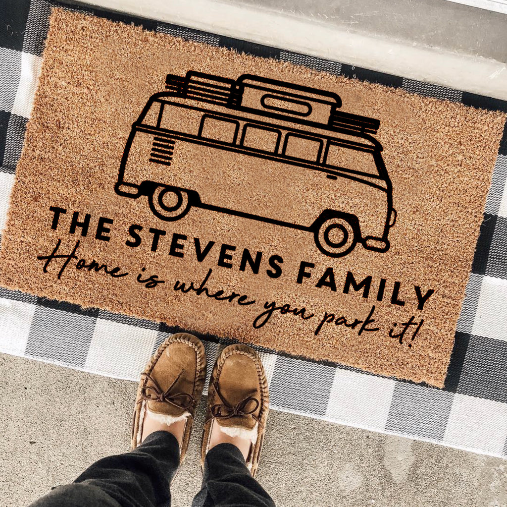 Personalised Campervan Doormat
