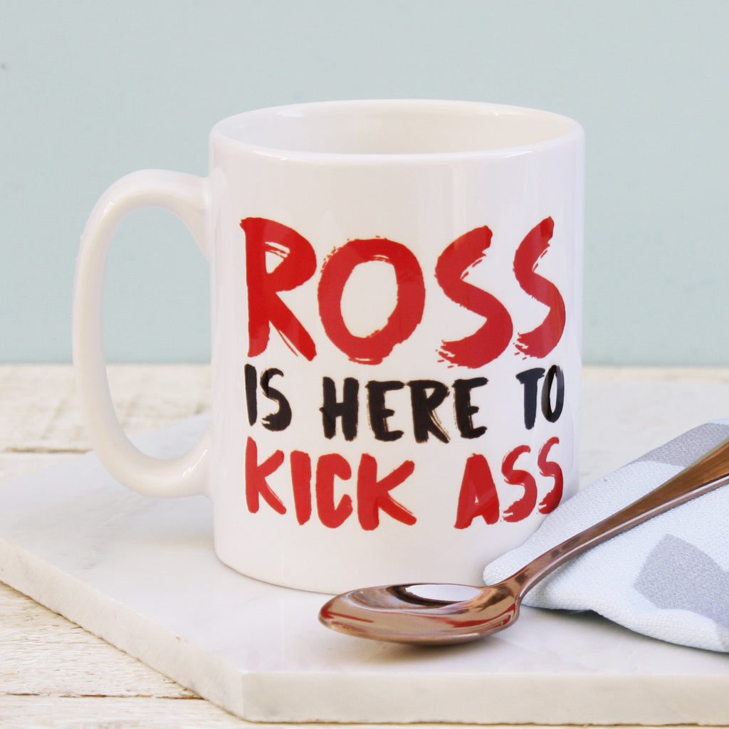 Personalised 'Kick Ass' Mug