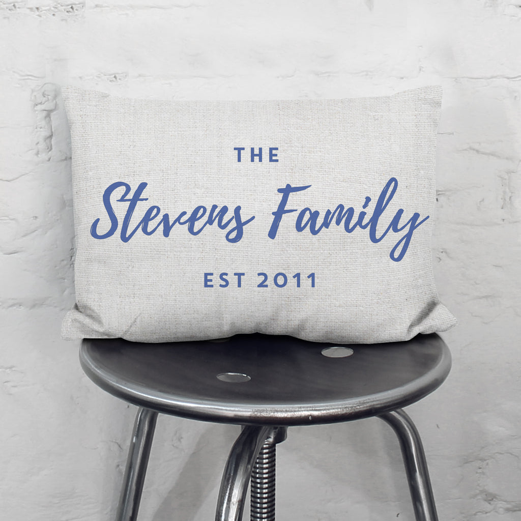 Personalised Family Cushion