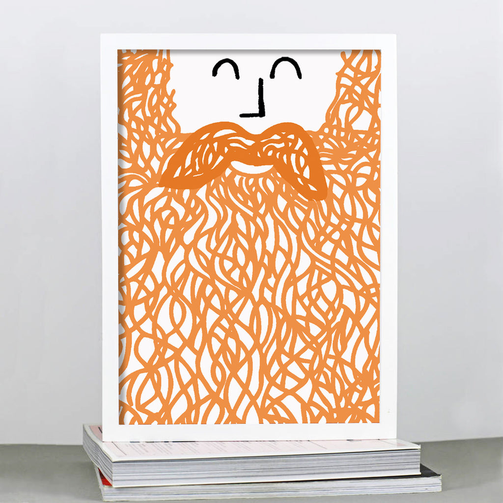 Personalised Beard Print