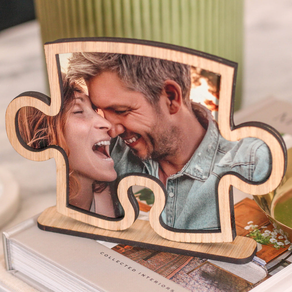 Personalised Jigsaw Picture Frame Wedding Gift