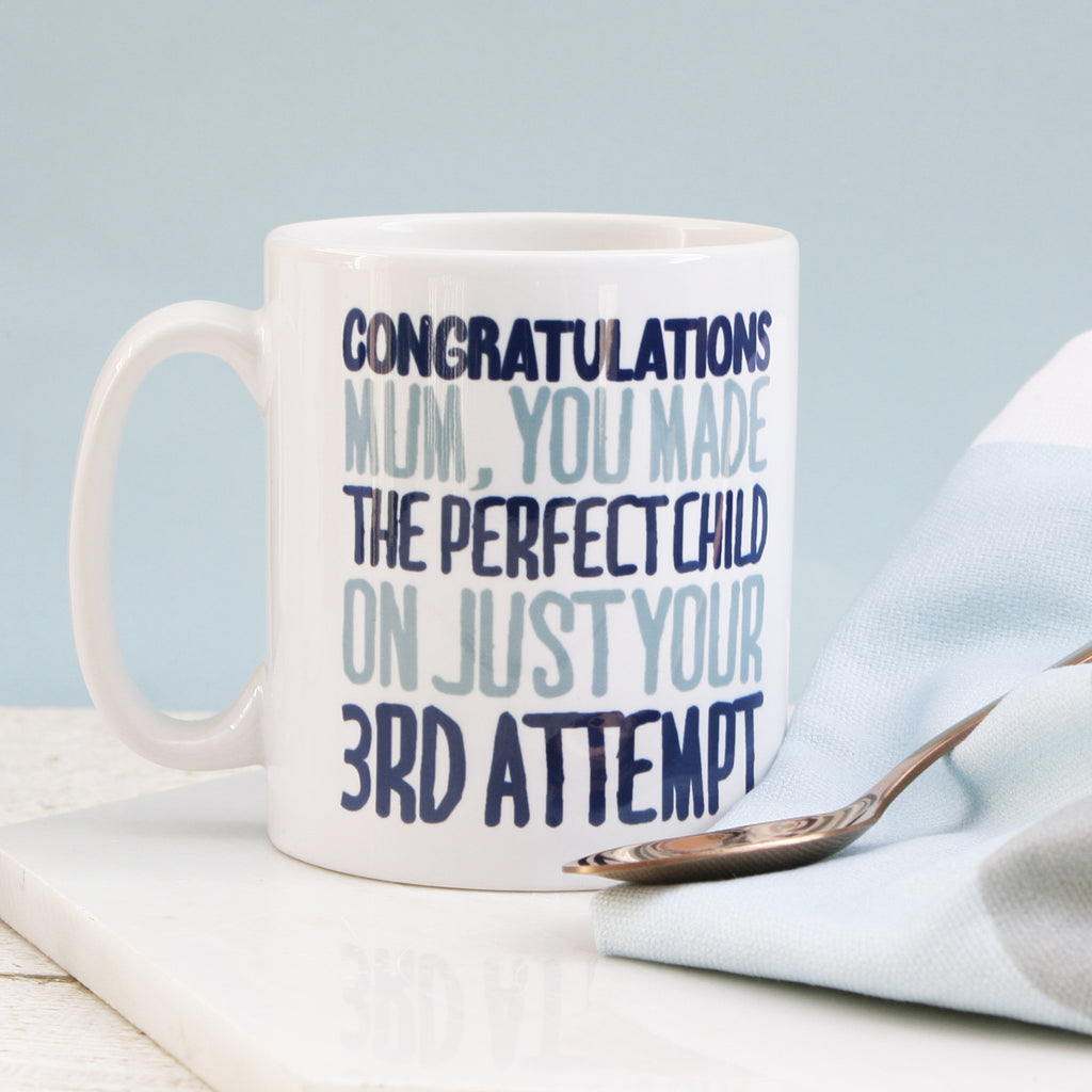 Personalised Congratulations Mum Mug