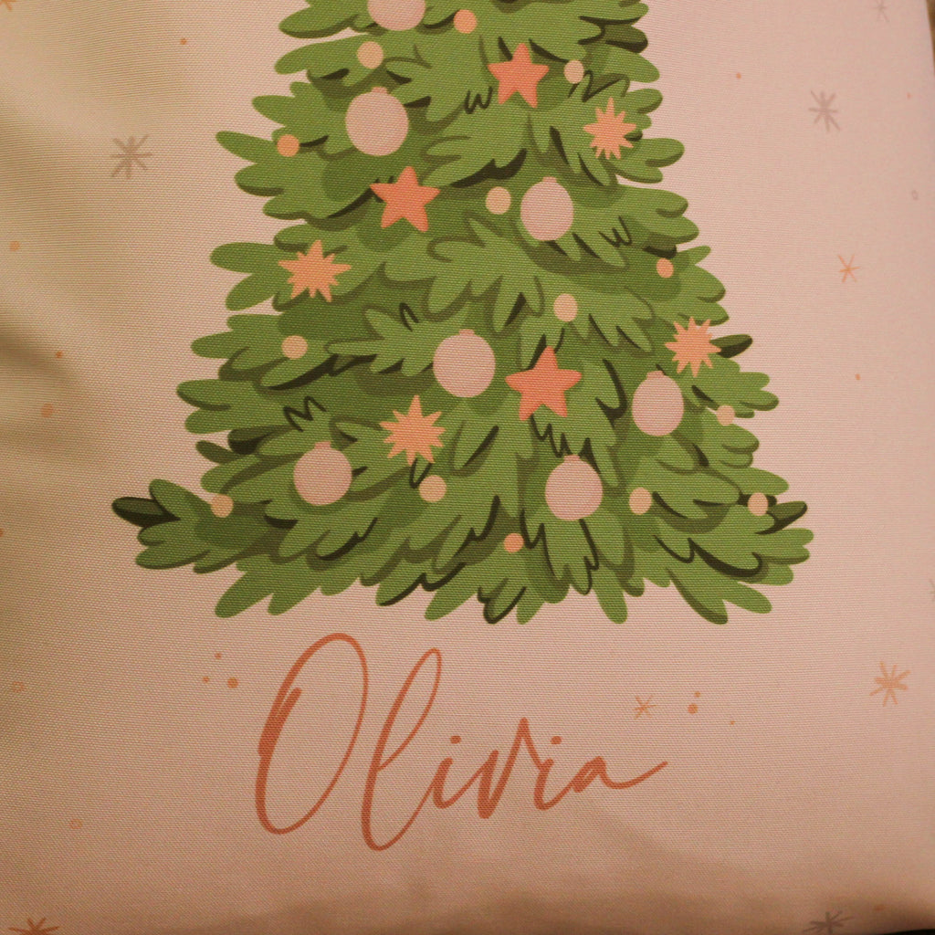 Personalised Christmas Tree Santa Sack Stocking Gift