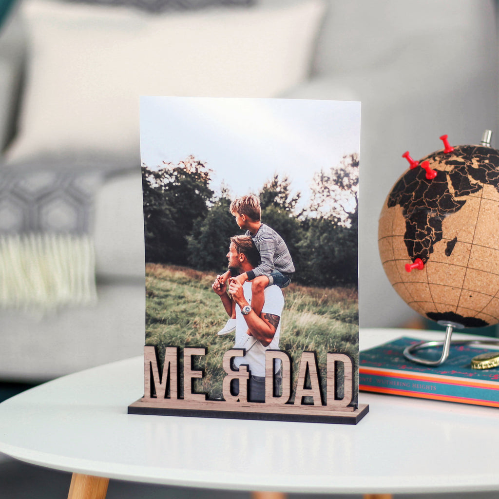 Personalised School Years Photo Holder Wooden Frame