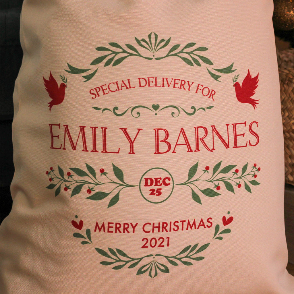 Personalised Special Delivery Santa Sack Gift