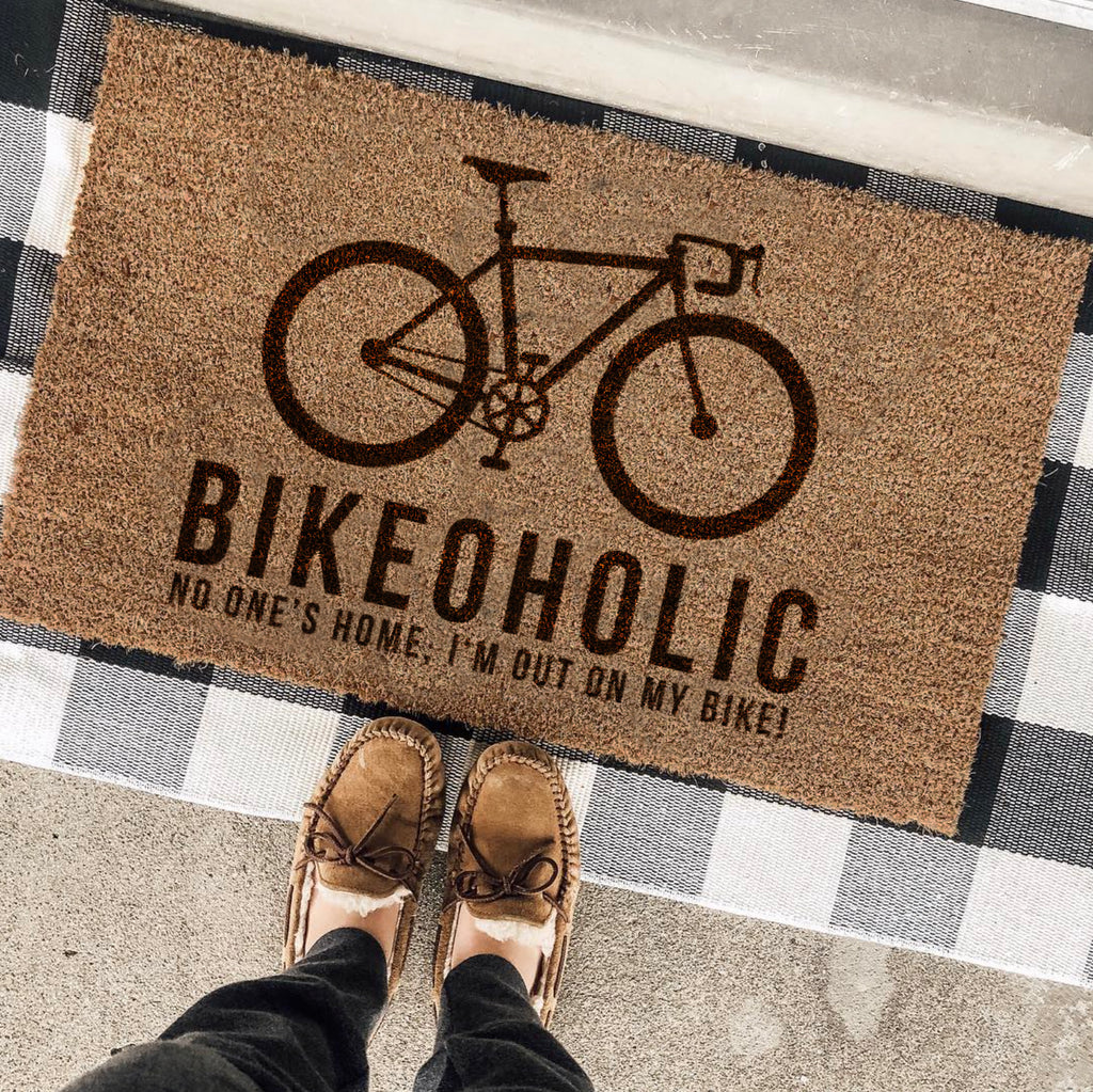 Personalised Bike Door Mat
