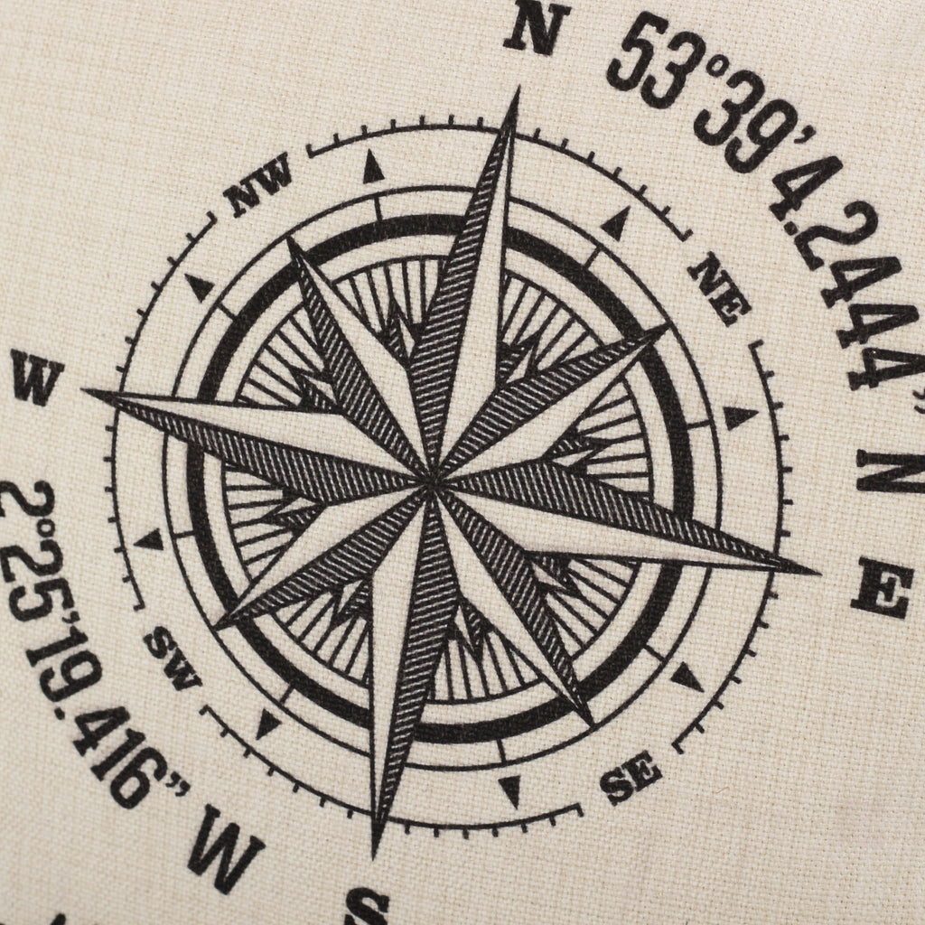 Personalised Compass Cushion