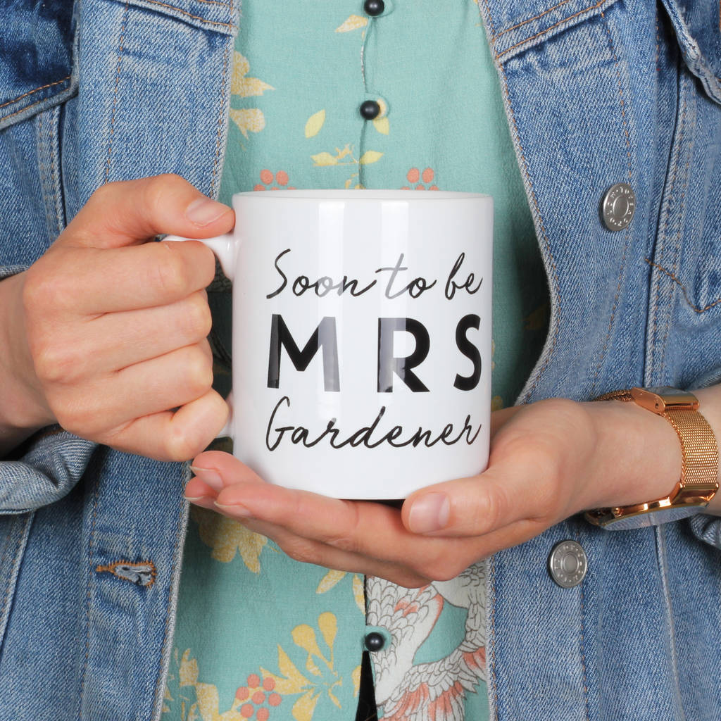 Personalised Soon To Be Mrs Mug