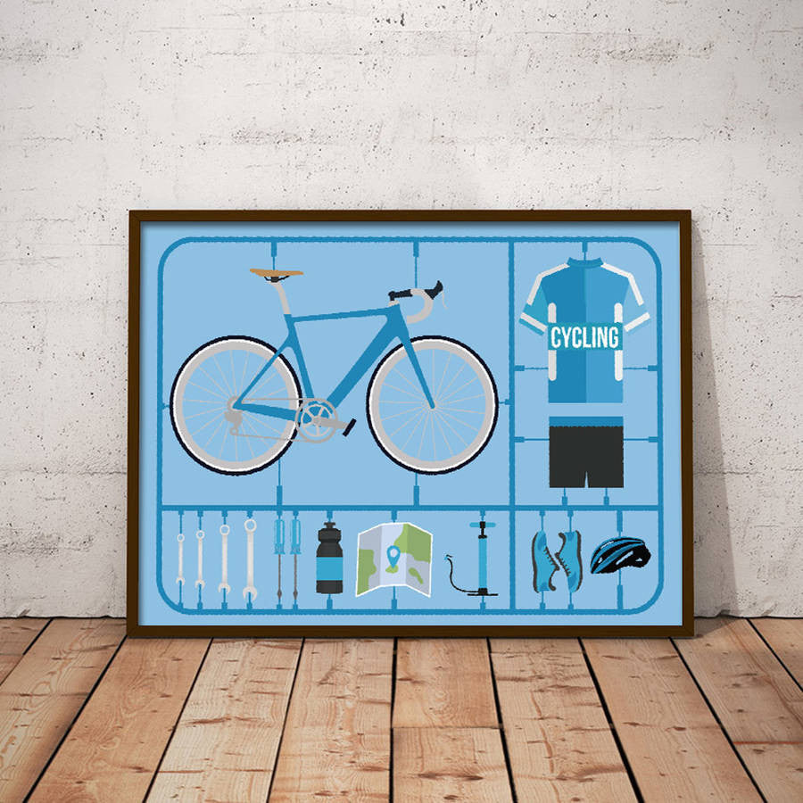 Personalised Airfix Bike Print