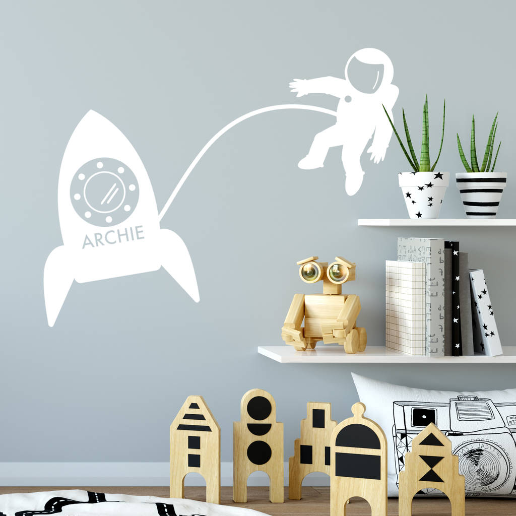 Personalised Astronaut Wall Sticker