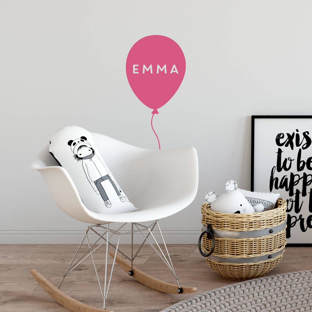 Personalised Balloon Wall Stickers