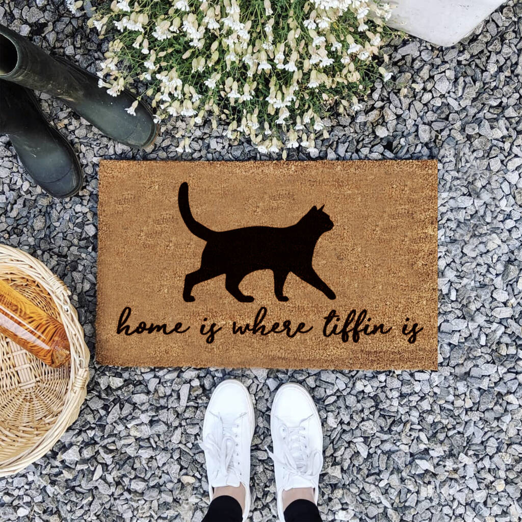 Personalised Pet Cat Doormat Gift For Home
